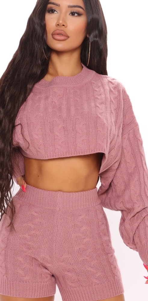 Cozy Sweater short set